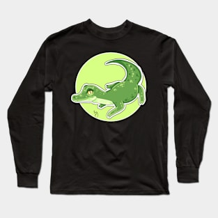 Green Crocodile Long Sleeve T-Shirt